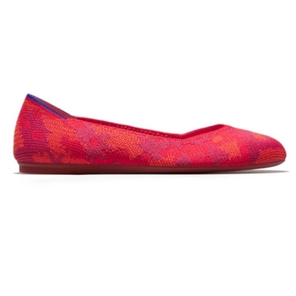 Rothy's Red Botanicamo Rounded Toe Ballet Flats - Picture 13 of 13